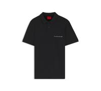 HUGO Poloshirt aus Baumwoll-Piqué mit Logo-Detail - Style Datripolo, 50568132 Schwarz XXL