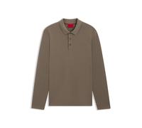 HUGO Poloshirt aus Baumwoll-Piqué mit Logo-Print - Style Donoslong, 50547358 Braun M