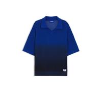 HUGO Pullover aus Baumwolle mit Dip-Dye-Effekt - Style Skanjou, 50557339 Blau L