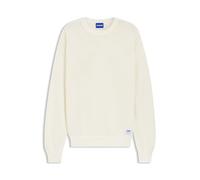 HUGO Strickpullover Sanjou Open Weiß Größe L