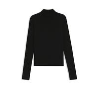 HUGO Strickpullover aus Schurwolle Damen schwarz, M