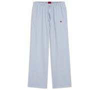 HUGO Loose Fit Pyjama-Hose aus Baumwoll-Viskose-Mix Modell 'DREEM' in Hellblau, Größe XL