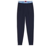HUGO Pyjama-Hose aus Stretch-Jersey mit Logo-Bund und Beinbündchen - Style UNITE_PANTS, 50490703 Dunkelblau XS