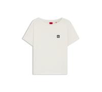 HUGO Pyjama-Shirt aus Modal-Mix mit Logo-Print - Style NIKKA_T-SHIRT, 50534300 Weiß XL