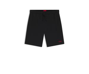 HUGO Pyjama-Shorts aus Waffel-Jacquard - Style Austin Shorts, 50532023 Schwarz XL