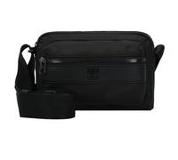 HUGO Umhängetasche aus Twill mit Stack-Logo aus Metall - Style Quantic_N_EW Crossb, 50547390 Schwarz ONESI