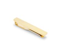 HUGO Rechteckige Krawattennadel aus gebürstetem Edelstahl - Style E-CLASSIC2-TIE, 50565317 Goldfarben ONESI