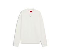 Hugo Sweatshirt Dapocrew mit Label-Detail Herren Offwhite Größe S