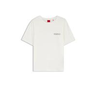 HUGO Pyjama-Shirt aus Stretch-Jersey mit Logo-Print - Style CASUAL T-SHIRT, 50556981 Natur S