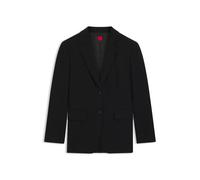 HUGO Regular-Fit Blazer aus Stretch-Crêpe - Style Areota, 50554471 Schwarz 36