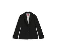 HUGO Regular-Fit Blazer aus Stretch-Twill - Style Anelora, 50559009 Schwarz 42