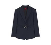 HUGO Regular-Fit Blazer mit Gürtel mit Schließe - Style Amoria, 50564126 Blau gestreift 40
