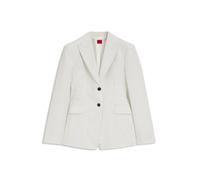 HUGO Regular-Fit Blazer mit Nadelstreifen - Style Asmalla, 50561472 Weiß gestreift 42