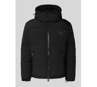 HUGO Regular Fit Daunenjacke mit abnehmbarer Kapuze Modell 'BIRONO' in Black, Größe L