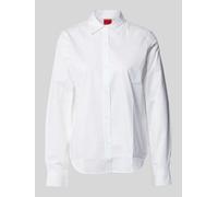 HUGO Regular Fit Hemdbluse aus Baumwoll-Mix Modell 'THE ESSENTIAL SHIRT' in Weiss, Größe 40