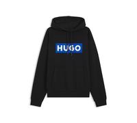 HUGO Regular-Fit Hoodie aus Baumwoll-Terry mit Logo-Print - Style Nalves, 50522370 Schwarz XXL