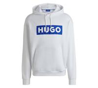HUGO Regular-Fit Hoodie aus Baumwoll-Terry mit Logo-Print - Style Nalves, 50522370 Weiß XL