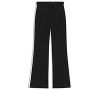 HUGO Regular-Fit Hose aus elastischem Gewebe mit seitlichen Streifen - Style Hizana, 50544753 Weiß / Schwarz 36