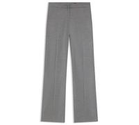 HUGO Regular-Fit Hose aus meliertem Stretch-Flanell - Style Hezane, 50547588 Grau 42