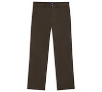 HUGO Regular-Fit Hose aus Stretch-Baumwoll-Canvas - Style Zarik253, 50549720 Dunkelbraun 33/32