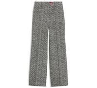 HUGO Regular-Fit Hose aus Stretch-Gewebe mit Fischgrätmuster - Style Hasmina, 50569834 Gemustert 38