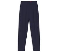 HUGO Regular-Fit Hose aus Stretch-Gewebe mit schmal zulaufendem Bein - Style Halunia, 50542776 Dunkelblau 36