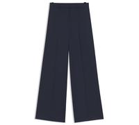 HUGO Wide Leg Hose mit Nadelstreifen-Muster in Marine, Größe 38