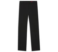 HUGO Regular-Fit Hose mit glitzernden Nadelstreifen - Style Hanali, 50547626 Schwarz 40