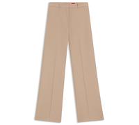 HUGO Regular-Fit Hose mit weitem Bein - Style Hasmina, 50545533 Beige 36