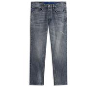 HUGO Regular-Fit Jeans aus mittelblauem Crosshatch-Denim - Style Jonah, 50568018 Blau 36/32
