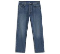 HUGO Regular-Fit Jeans aus mittelblauem Stone-washed Baumwoll-Denim - Style Jonah, 50511497 Blau 31/32