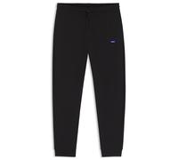 HUGO Regular-Fit Jogginghose aus Baumwolle mit French-Terry-Struktur - Style Napin, 50522372 Schwarz XS