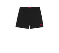 HUGO Regular-Fit Loungewear-Hose aus Stretch-Gewebe - Style SIGNATURE_SHORT, 50556815 Schwarz M
