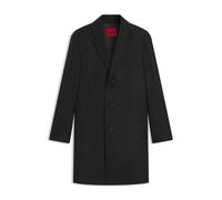 HUGO Regular-Fit Mantel aus Cavalry-Twill - Style Malte2541, 50546530 Schwarz 52