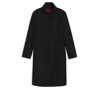 HUGO Regular-Fit Mantel aus Woll-Mix - Style Mugo, 50570573 Schwarz 44