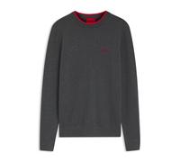 HUGO Regular-Fit Pullover aus Baumwoll-Mix - Style San Cudo-1, 50485822 Dunkelgrau XL