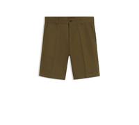 HUGO Regular-Fit Shorts aus merzerisierter Stretch-Baumwolle - Style Darik241, 50551402 Olive 31