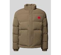 HUGO Wasserabweisende Steppjacke mit Logo-Patch - Style Balto2541, 50547887 Hellbraun XL