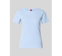HUGO Regular Fit T-Shirt aus Baumwoll-Mix Modell 'DELORIS' in Hellblau, Größe S