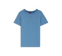 HUGO Regular-Fit T-Shirt mit gesticktem Stack-Logo - Style Deloris, 50512002 Hellblau S