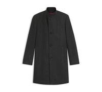 HUGO Regular-Fit Twill-Mantel aus Woll-Mix - Style Mintrax2541, 50546553 Dunkelgrau 50