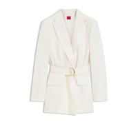 HUGO Relaxed Blazer mit D-Ring-Gürtel - Style Abivanna, 50559274 Weiß 44