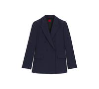 HUGO Relaxed-Fit Blazer aus elastischem Gewebe - Style Amilea, 50544730 Dunkelblau 36