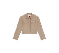 HUGO Damen Blazer aus Flanell ALERO, camel, Gr. 40