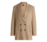 HUGO Relaxed-Fit Blazer mit zweireihiger Knopfleiste - Style Avinea-1, 50540819 Hellbeige 36