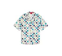 HUGO Relaxed-Fit Hemd mit Blumen-Print - Style BEACH SHIRT RELAXED, 50540065 Hellgrün M