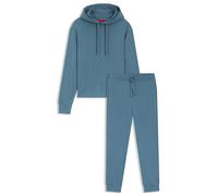 HUGO Relaxed-Fit Hoodie aus Baumwolle mit Logo - Style Tracksuit_DapoDayote, 50492581 Blau XS