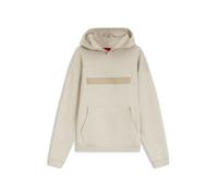HUGO Relaxed-Fit Hoodie aus Baumwollfrottee mit weit gesetztem Logo - Style Dalihood, 50563113 Hellbeige L