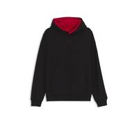 HUGO Relaxed-Fit Hoodie aus Stretch-Baumwolle mit kontrastierendem Innenfutter - Style Daneony, 50554477 Schwarz XXL