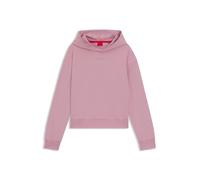 Kapuzensweatshirt HUGO UNDERWEAR "SHUFFLE_HOODIE", Damen, Gr. S, open pink 696, Sweatware, Obermaterial: 48% Baumwolle, 48% Modal, 4% Elasthan, relaxed fit, hoch geschlossener Ausschnitt, weit Bündche